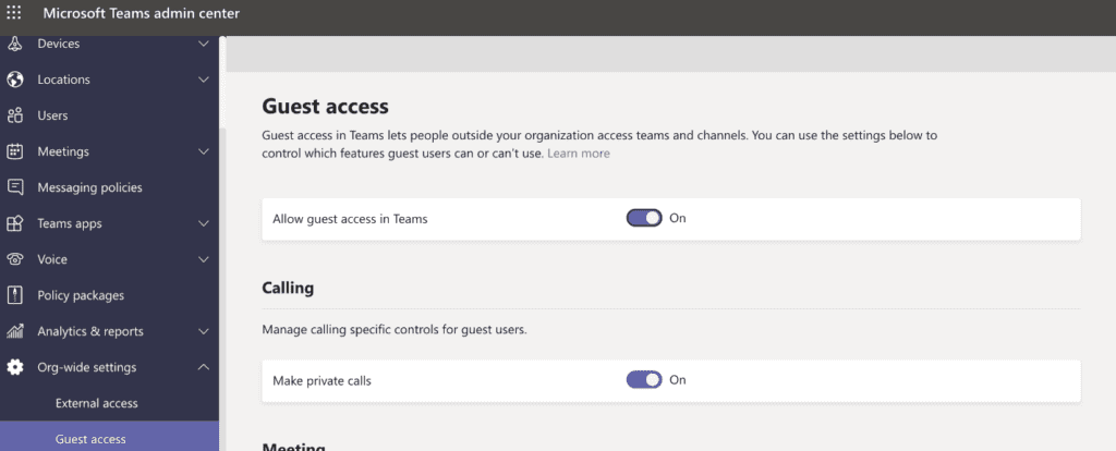 Make an external call from Microsoft Teams by adding the user as a guest Make an external call from Microsoft Teams by adding the user as a guest