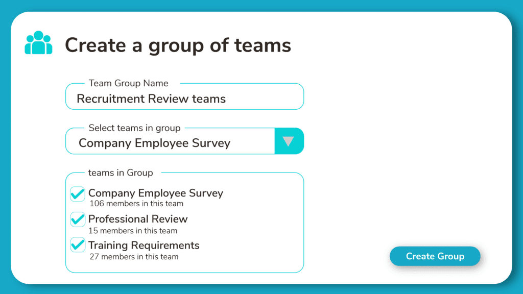 Create a group of teams to assign user policies to in Microsoft Teams