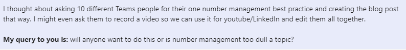 Microsoft Teams number management best practices Microsoft Teams number management best practices