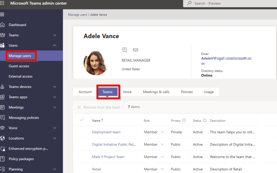Making basic changes in the Teams admin center Making basic changes in the Teams admin center