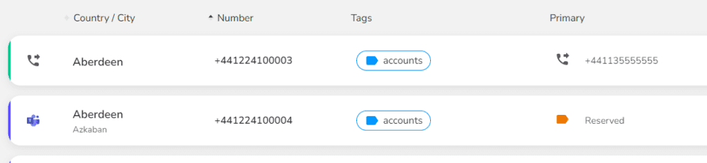 To make it obvious to other admins, you can use the Quick Reserve option to lock the number from being assigned to anyone else accidentally. To make it obvious to other admins, you can use the Quick Reserve option to lock the number from being assigned to anyone else accidentally.