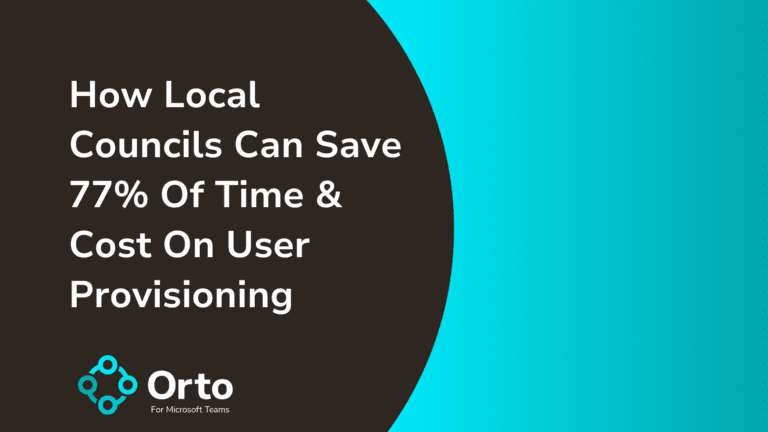 How Local Councils Can Save 77% Of Time & Cost On User Provisioning