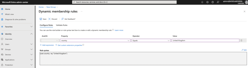 Adding a country and its matching operator and value. Adding a country and its matching operator and value.