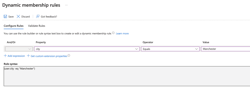 add a dynamic query to target the office location of the user add a dynamic query to target the office location of the user